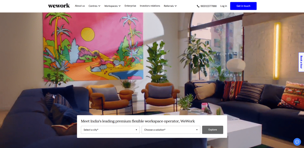 we work - 50 Best Website Design Examples - graphymania