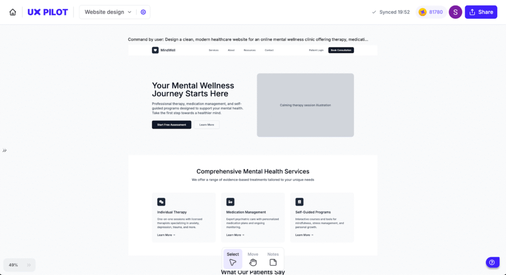Professional UI UX Design Agency Portfolio Showcase