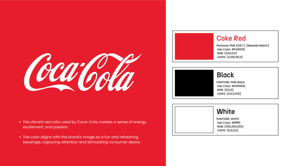 Case studies of brands using color in logo design and branding - Coca-Cola
