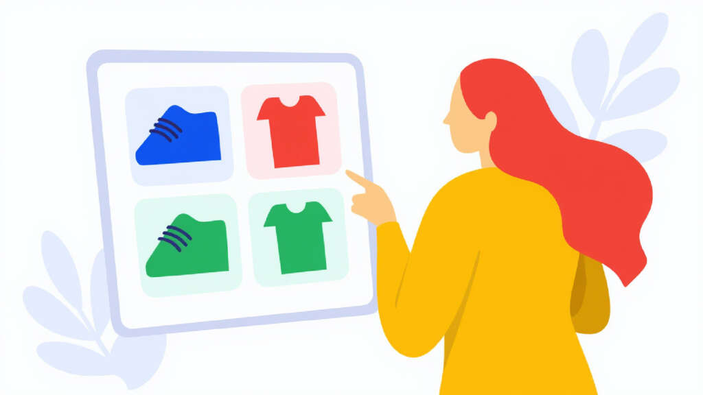 Illustration showing the impact of color on decision-making in marketing and branding.