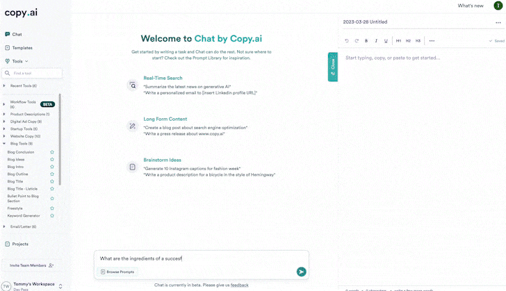 Copy AI generating UX microcopy for buttons and tooltips in UI UX design