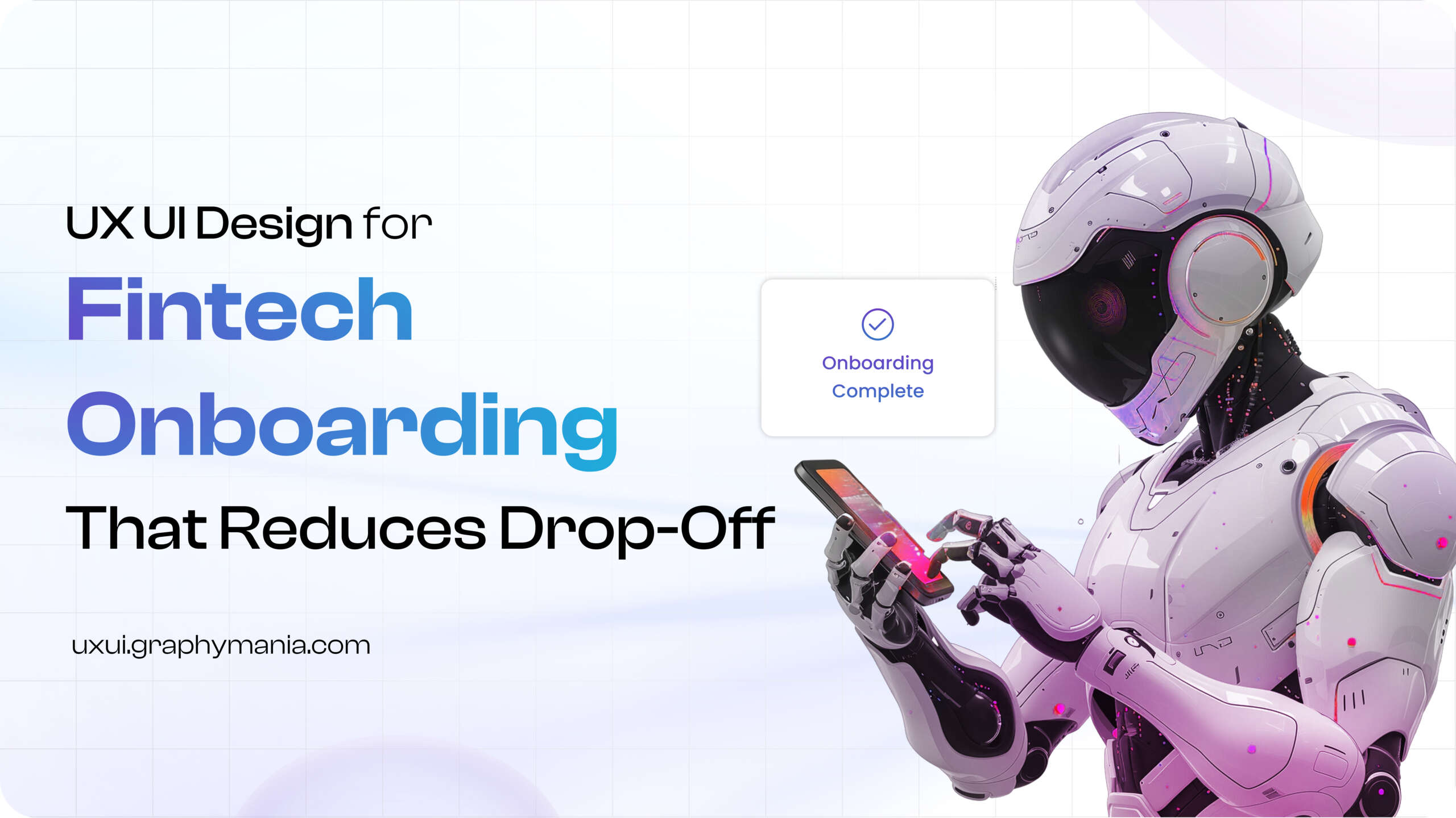 Fintech banking app onboarding screens showing step-by-step UX UI design for reduced user drop-off